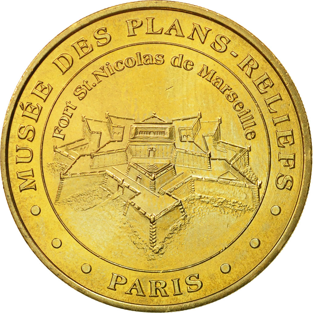 France, Token, Touristic token, 75/ Paris - Musée des Plans-Reliefs, 2004, MDP