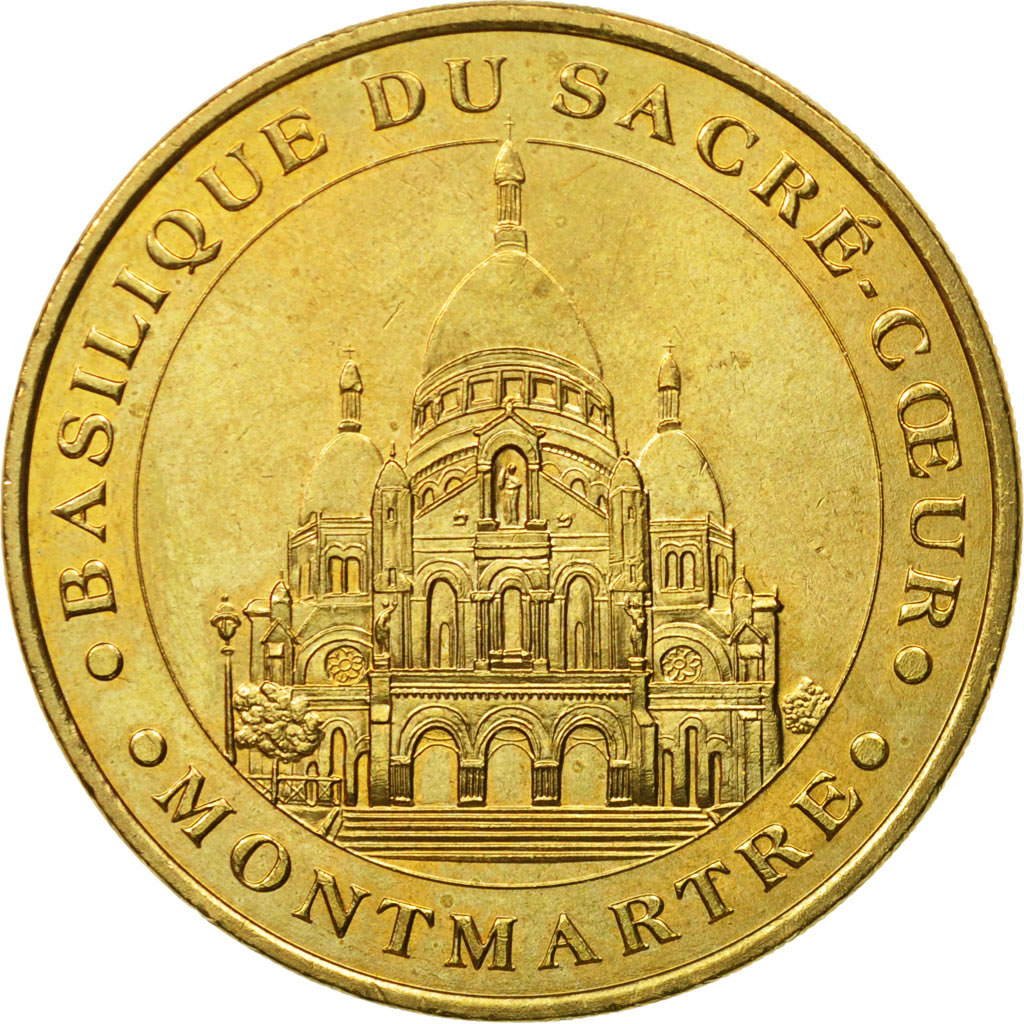 France, Token, Touristic token, Paris - Basilique du Sacré Coeur n°1, 2003