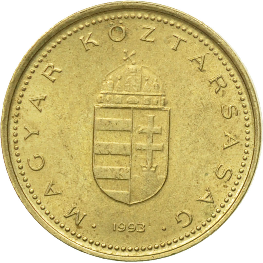 [#528139] Coin, Hungary, Forint, 1993, Budapest, AU(50-53), Nickel-brass, KM:692