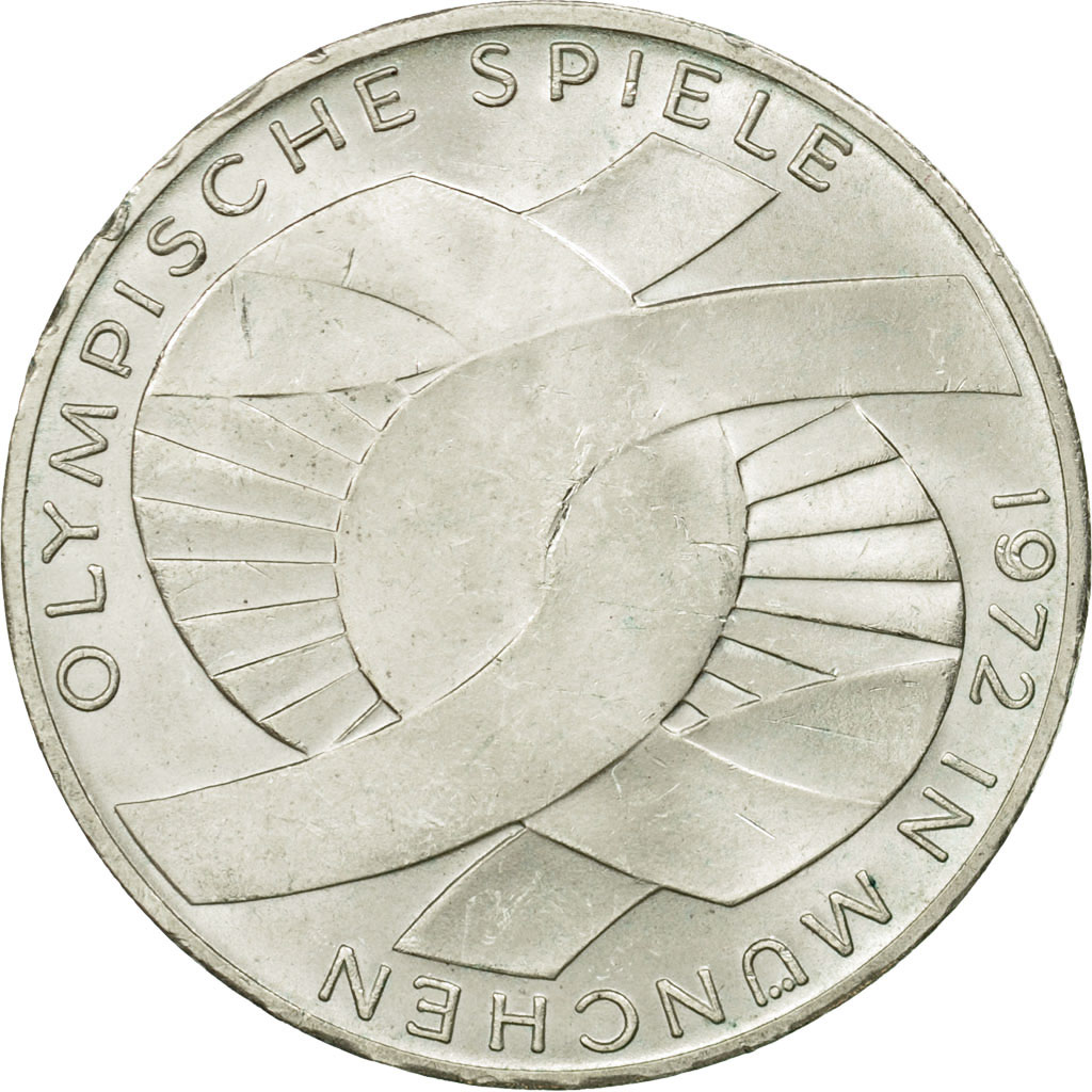 Coin, GERMANY - FEDERAL REPUBLIC, 10 Mark, 1972, Munich, , Silver