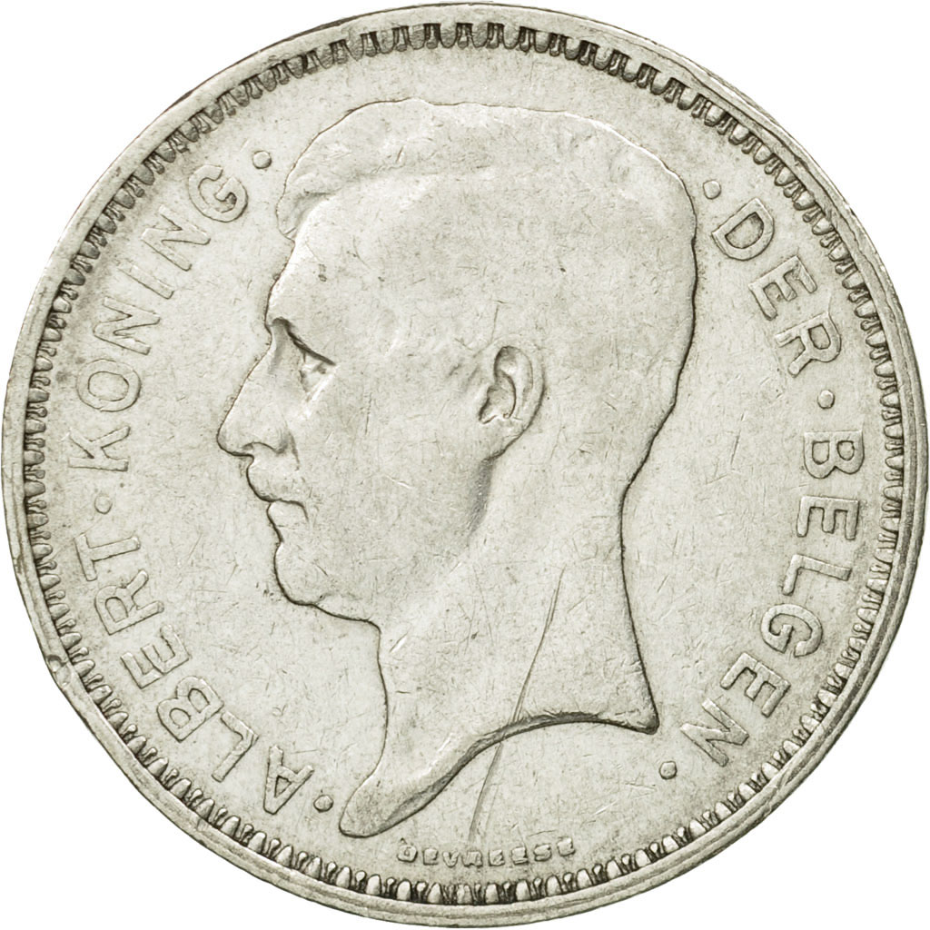 Coin, Belgium, 20 Francs, 20 Frank, 1934, , Silver, KM:104.1