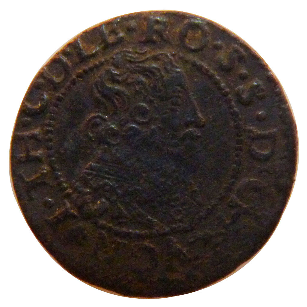 Coin, France, Double Tournois, 1634, , Copper, Boudeau:1856