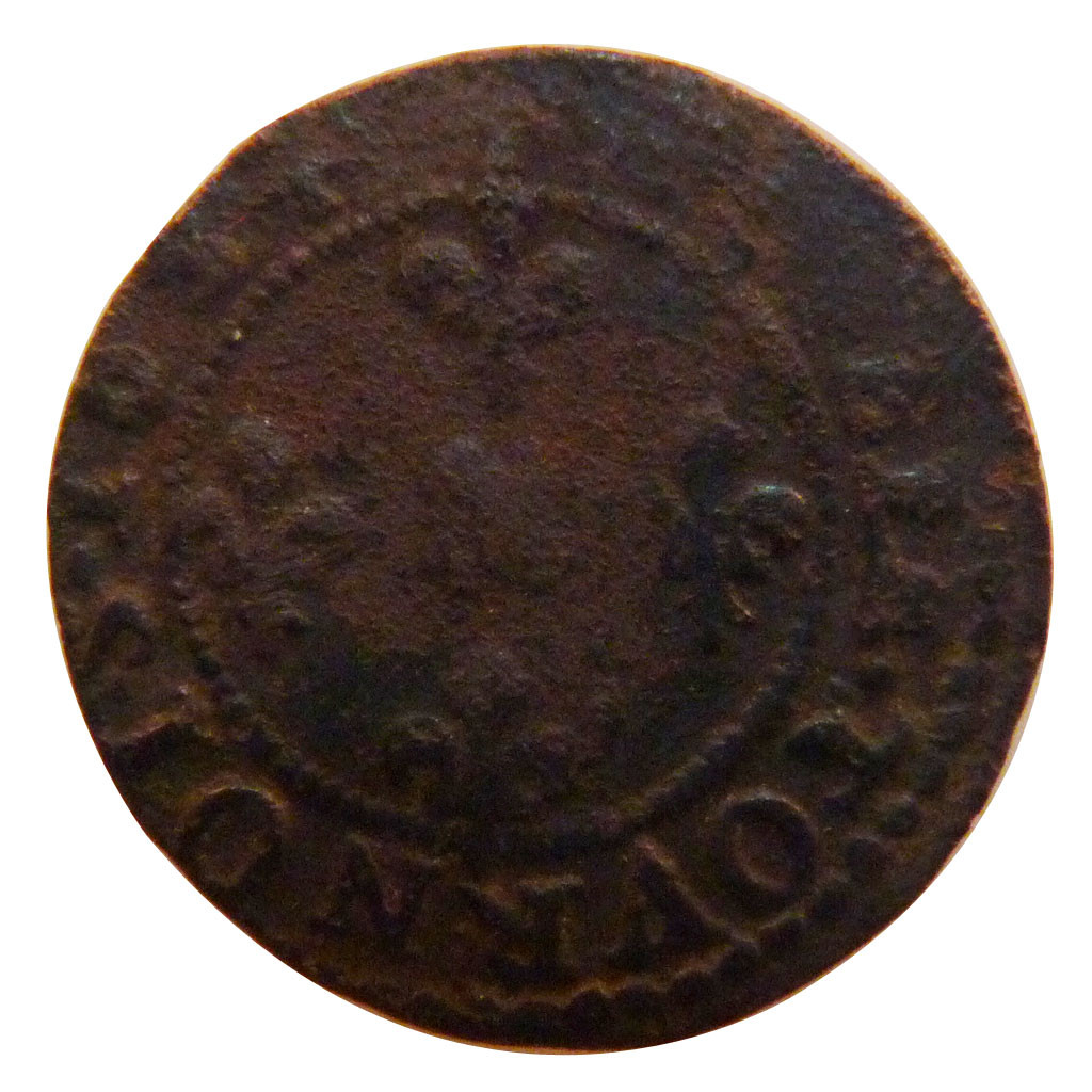 Coin, France, Double Tournois, 1634, , Copper, Boudeau:1856