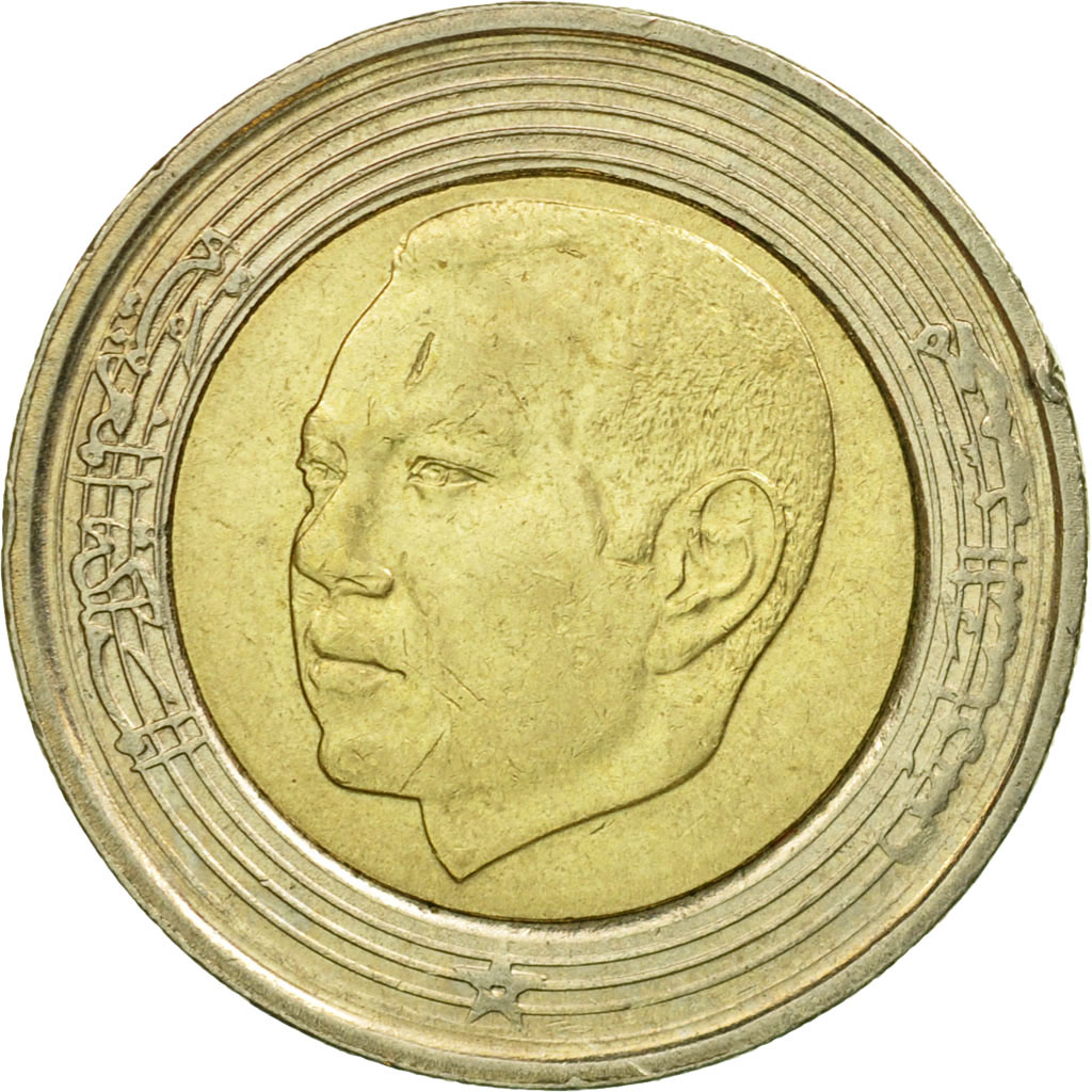 Monnaie, Maroc, Mohammed VI, 5 Dirhams, 2002/AH1423, Paris, TTB, Bi-Metallic