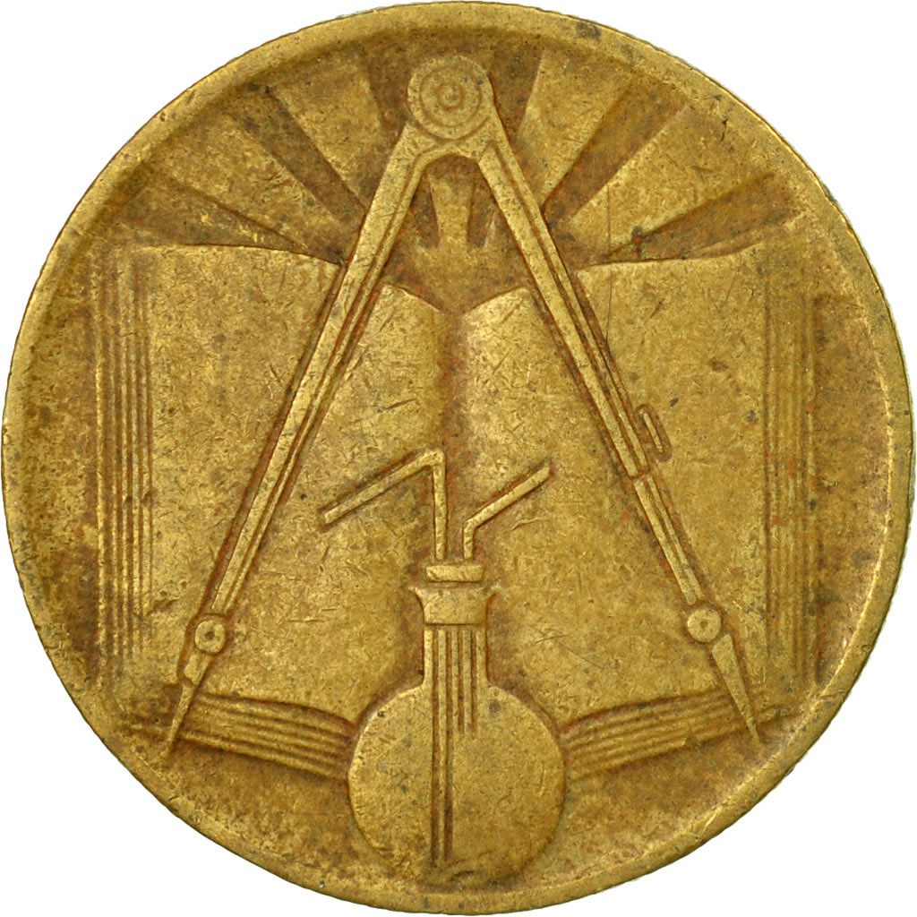 Coin, Algeria, 50 Centimes, 1973/AH1393, Paris, VF(20-25), Aluminum-Bronze