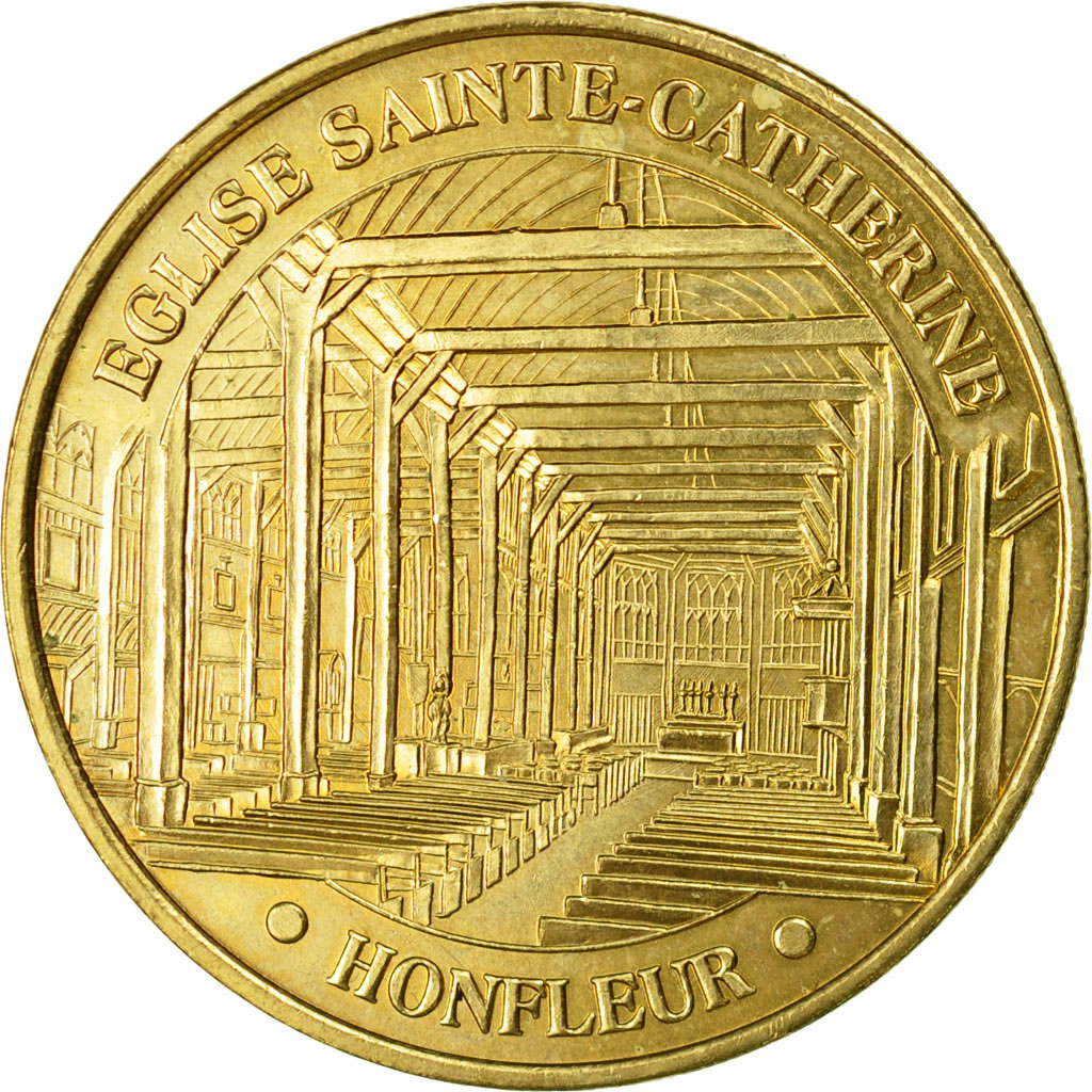 France, Token, Touristic token, Honfleur - Eglise Ste Catherine, 2005, MDP