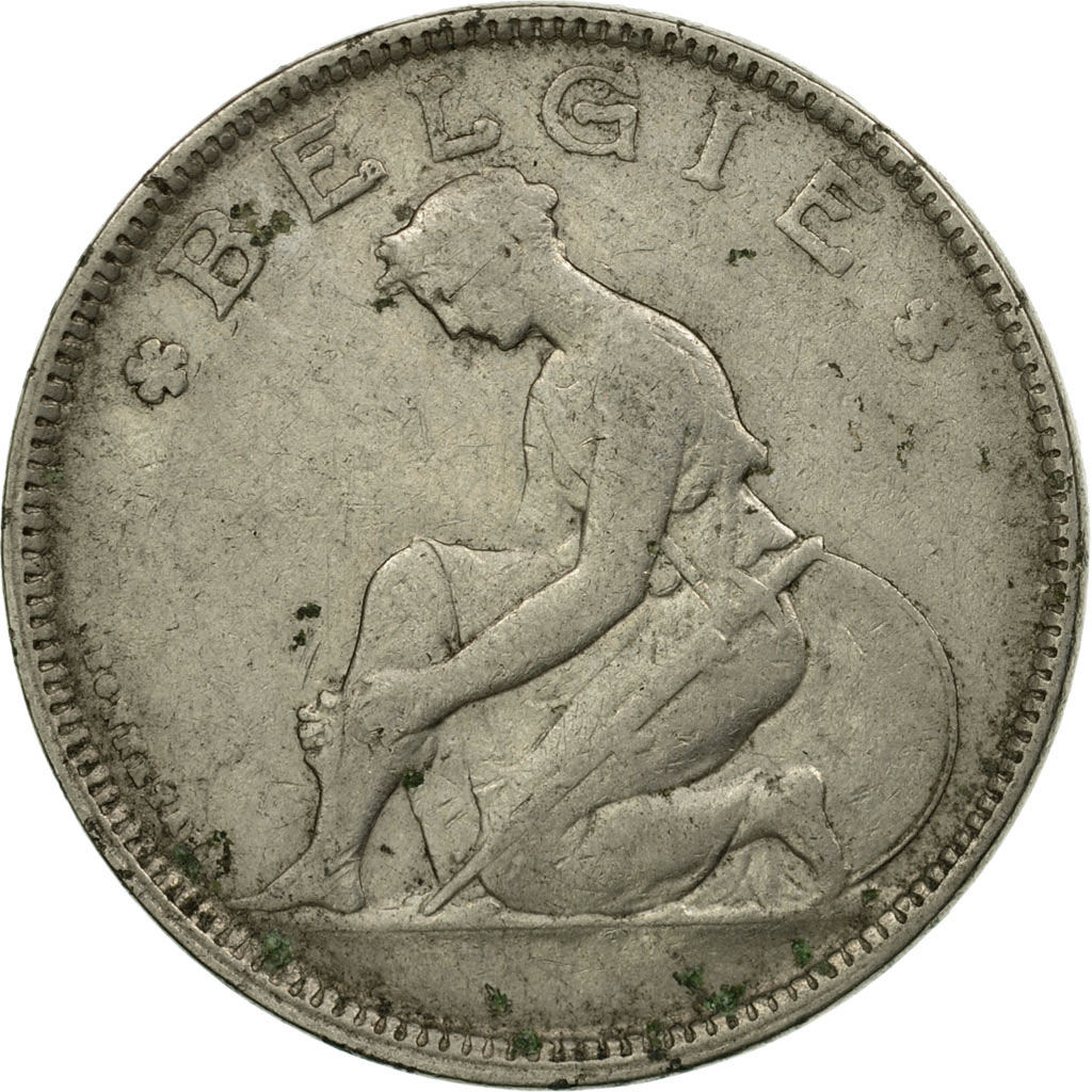 Coin, Belgium, 2 Francs, 2 Frank, 1924, , Nickel, KM:92