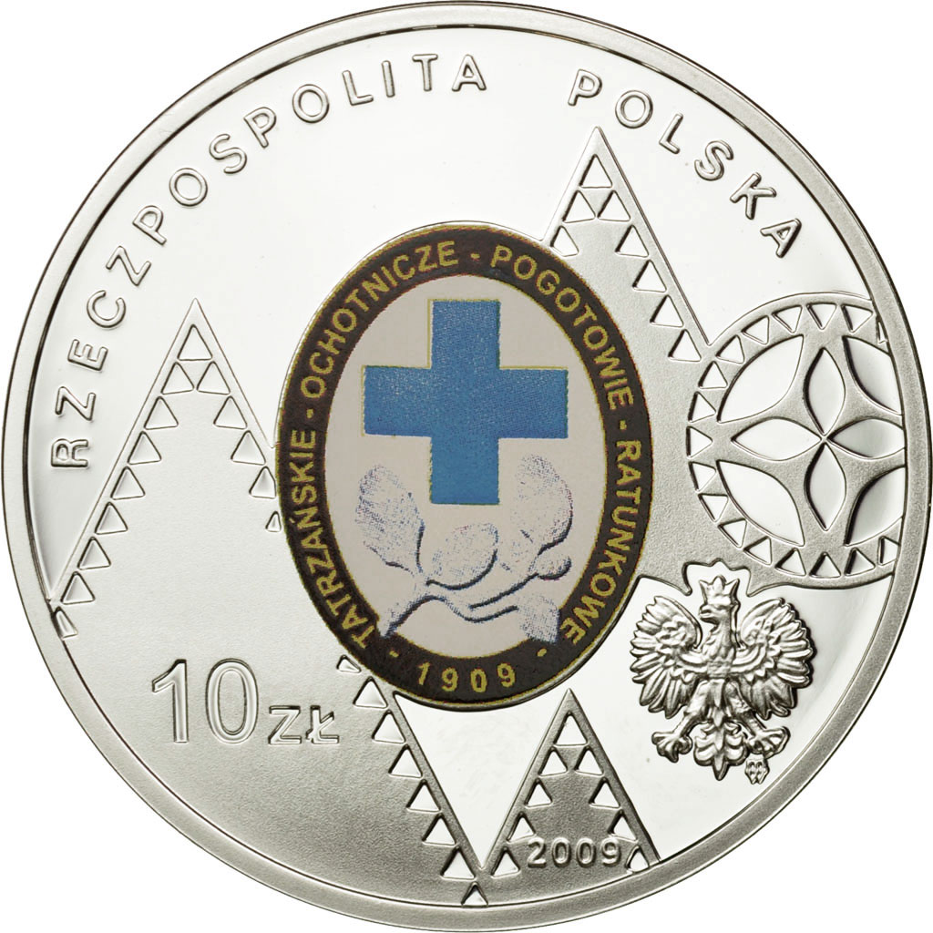 Coin, Poland, 10 Zlotych, 2009, Warsaw, , Silver, KM:698