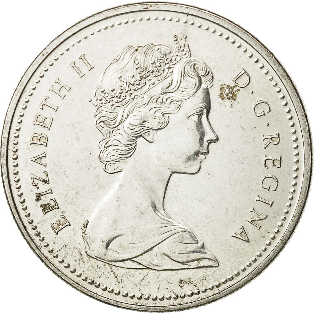 coin, Canada, Elizabeth II, Dollar, 1976, Royal Canadian Mint, Ottawa