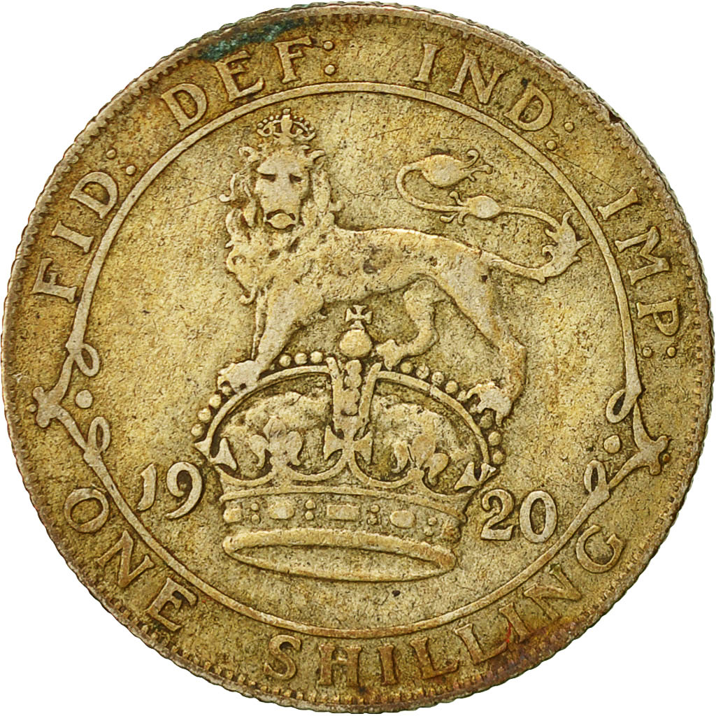 Coin, Great Britain, George V, Shilling, 1920, , Silver, KM:816a
