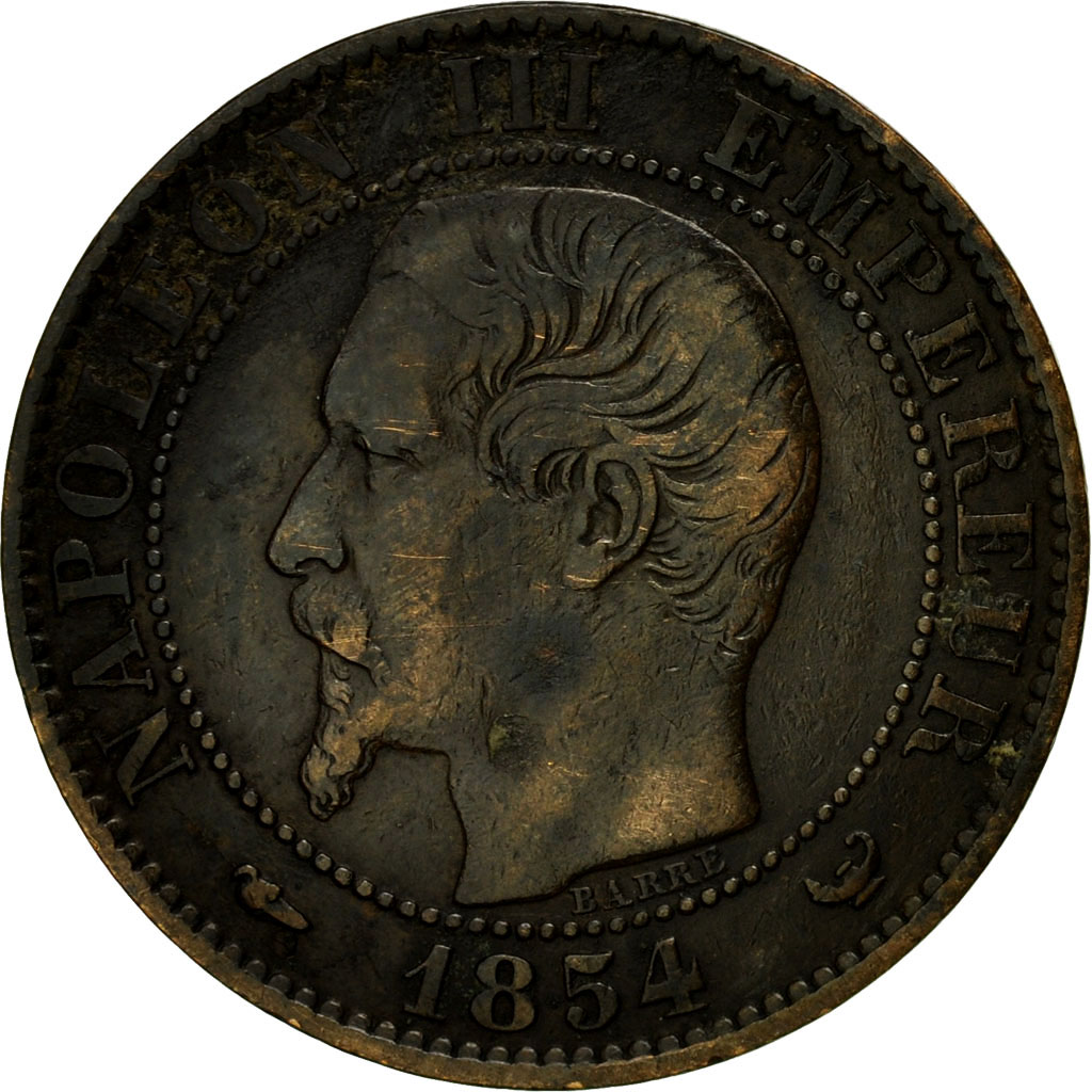 Coin, France, Napoleon III, Napoléon III, 5 Centimes, 1854, Lille, 