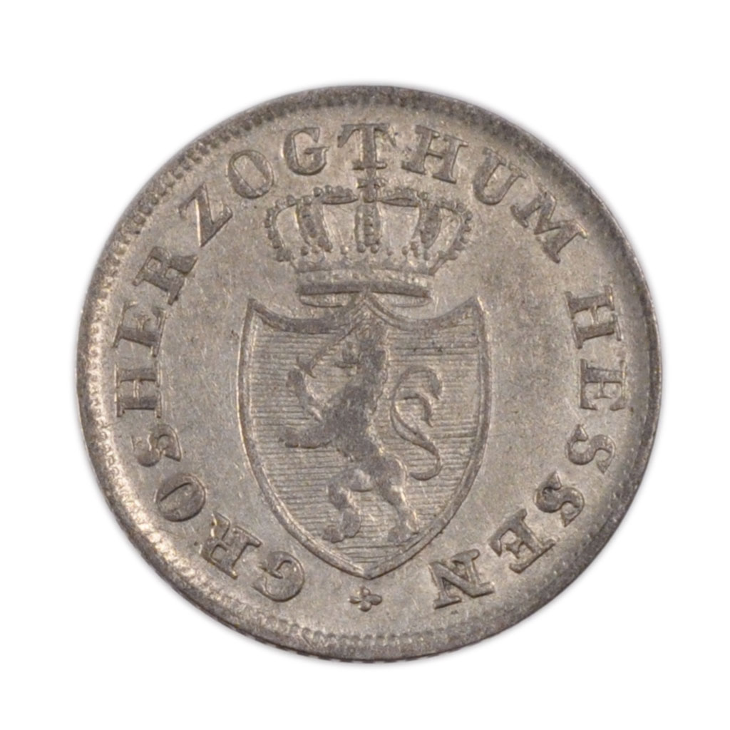 Coin, German States, HESSE-DARMSTADT, Ludwig X, 6 Kreuzer, 1826, 