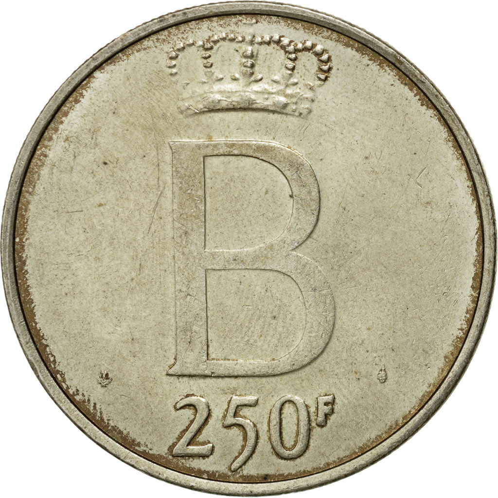 Coin, Belgium, 250 Francs, 250 Frank, 1976, Brussels, , Silver