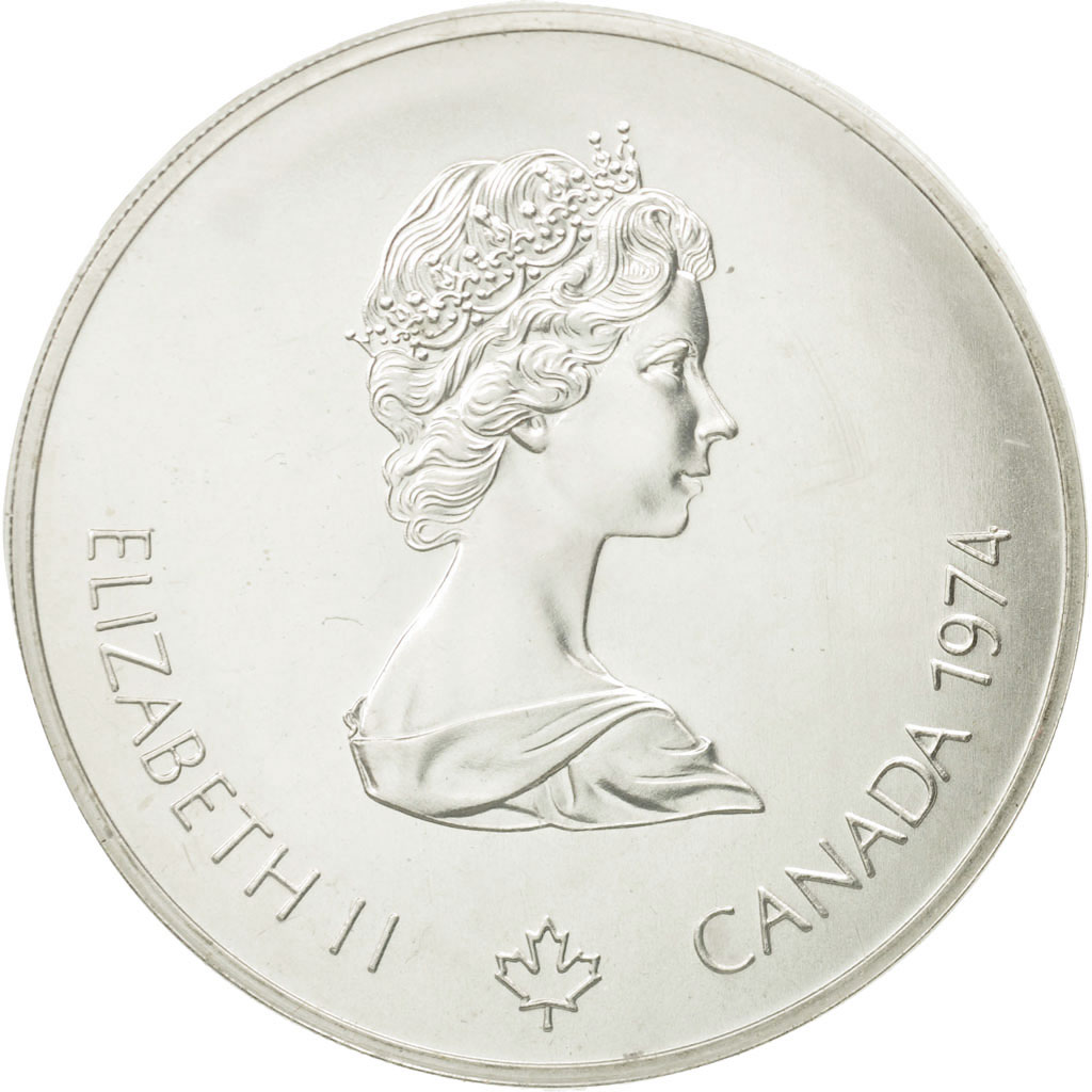 Coin, Canada, Elizabeth II, 5 Dollars, 1974, Royal Canadian Mint, Ottawa