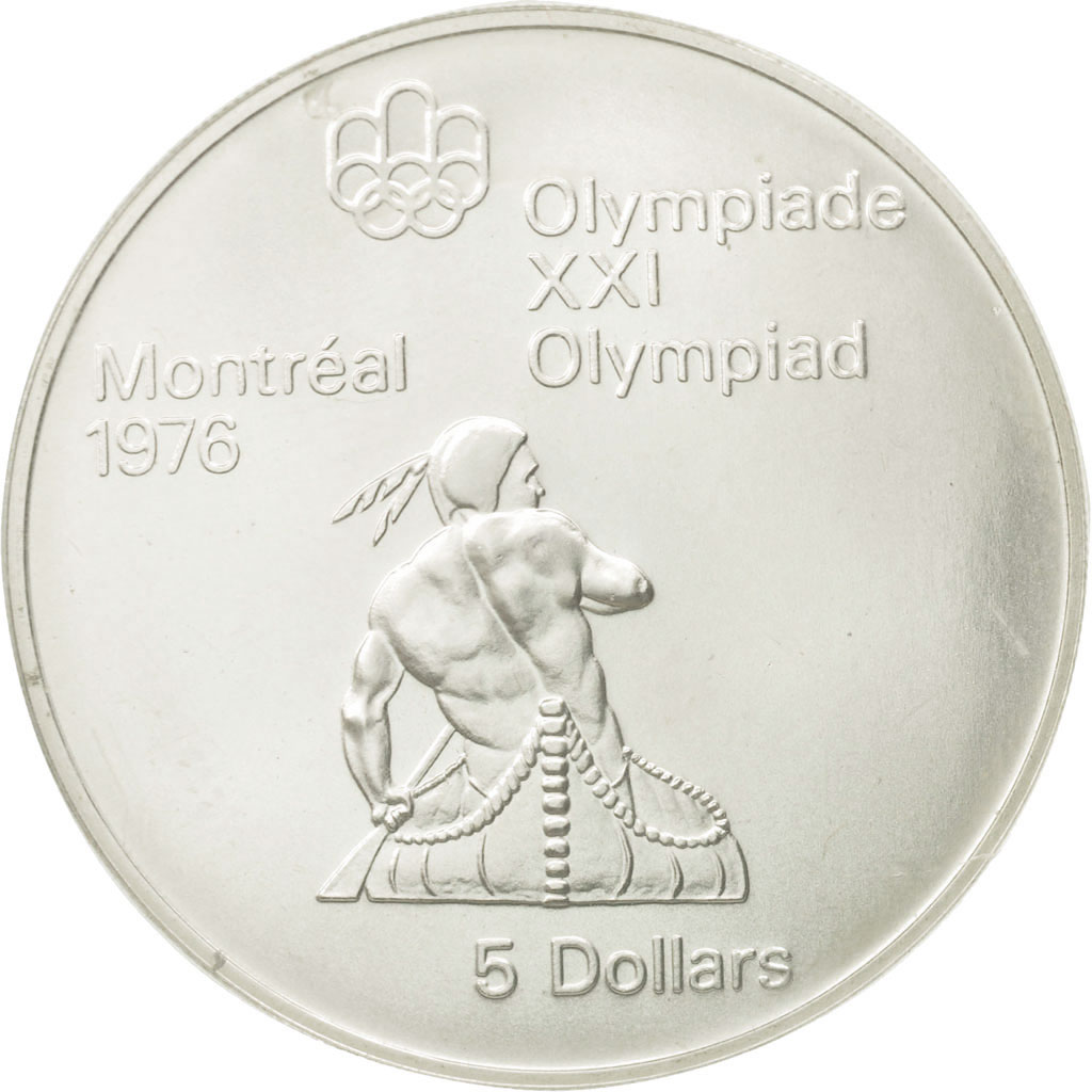 Coin, Canada, Elizabeth II, 5 Dollars, 1974, Royal Canadian Mint, Ottawa