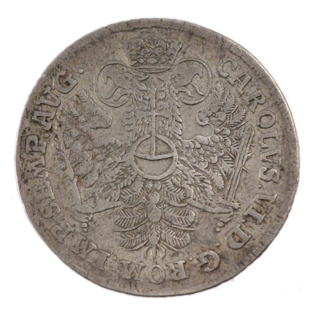 Coin, German States, HAMBURG, 8 Schilling, 1/2 Mark, 1727, , Silver