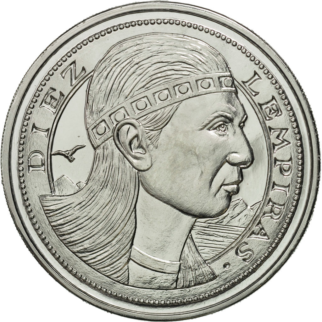 Coin, Honduras, 10 Lempiras, 1995, Tower, , Aluminum, KM:1d.1