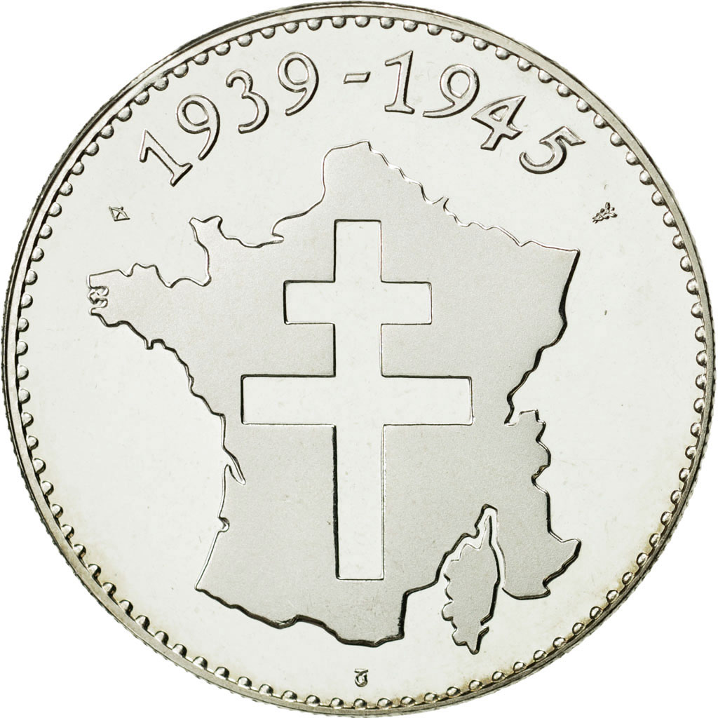 France, Medal, Libération de la France 1945, History, , Silver