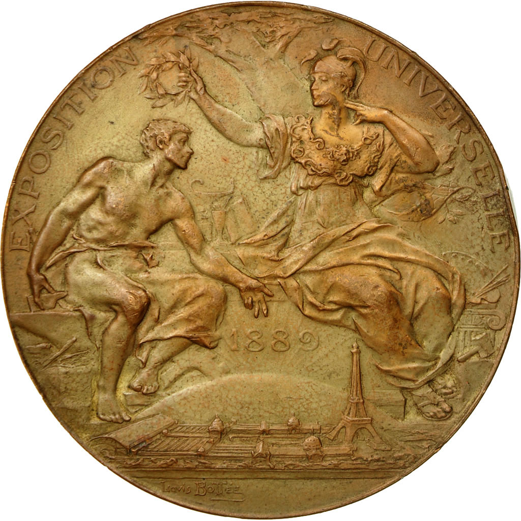 Exposition Universelle 1889 銀貨