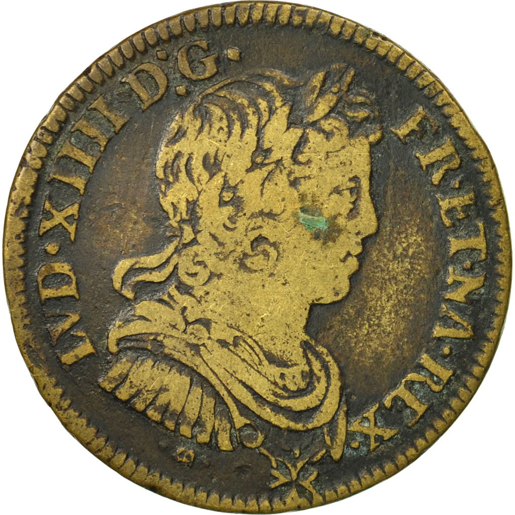 France, Token, Conseil du Roi, Louis XV, , Brass, Feuardent:237 var.au