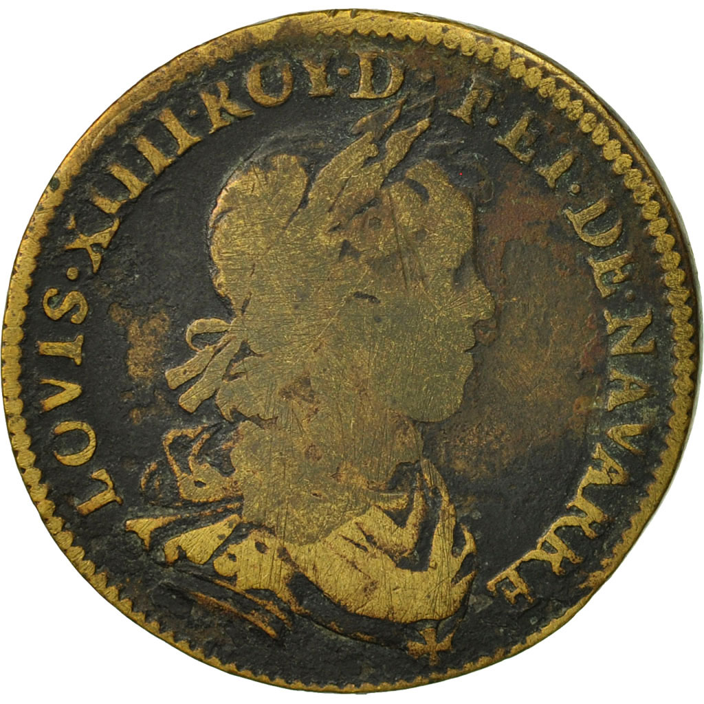 France, Token, Louis XIV, Conseil du Roi, , Brass