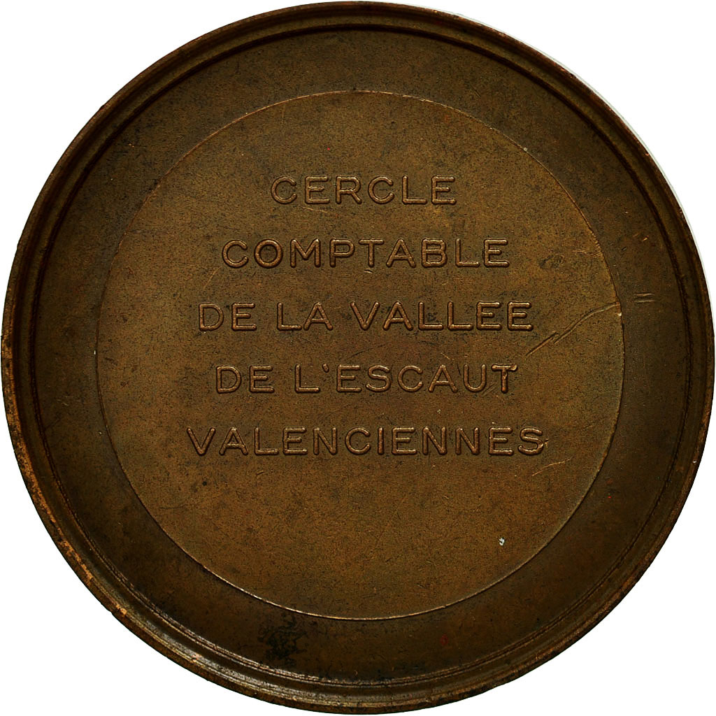 France, Medal, Cercle Comptable de la Vallée de l'Escaut, 1970, Dupuis.D