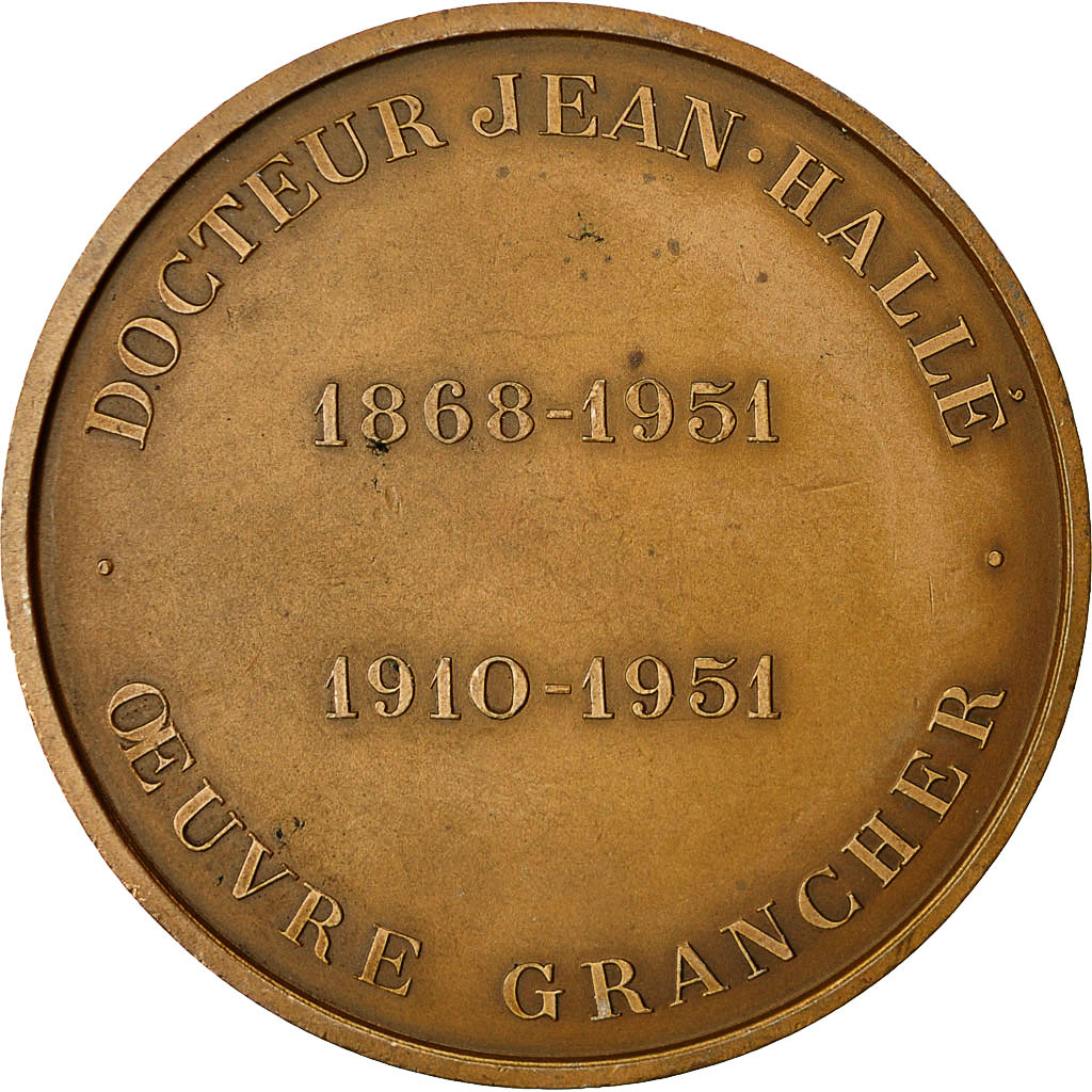 France, Medal, Docteur Jean Hallé, Roché, , Bronze