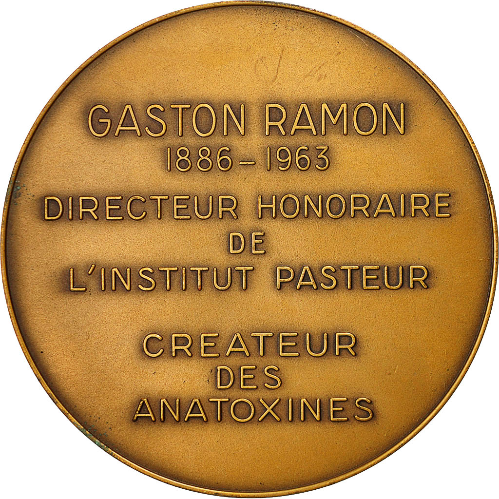France, Medal, Gaston Ramon, Directeur de l'Institut Pasteur, Darras, 