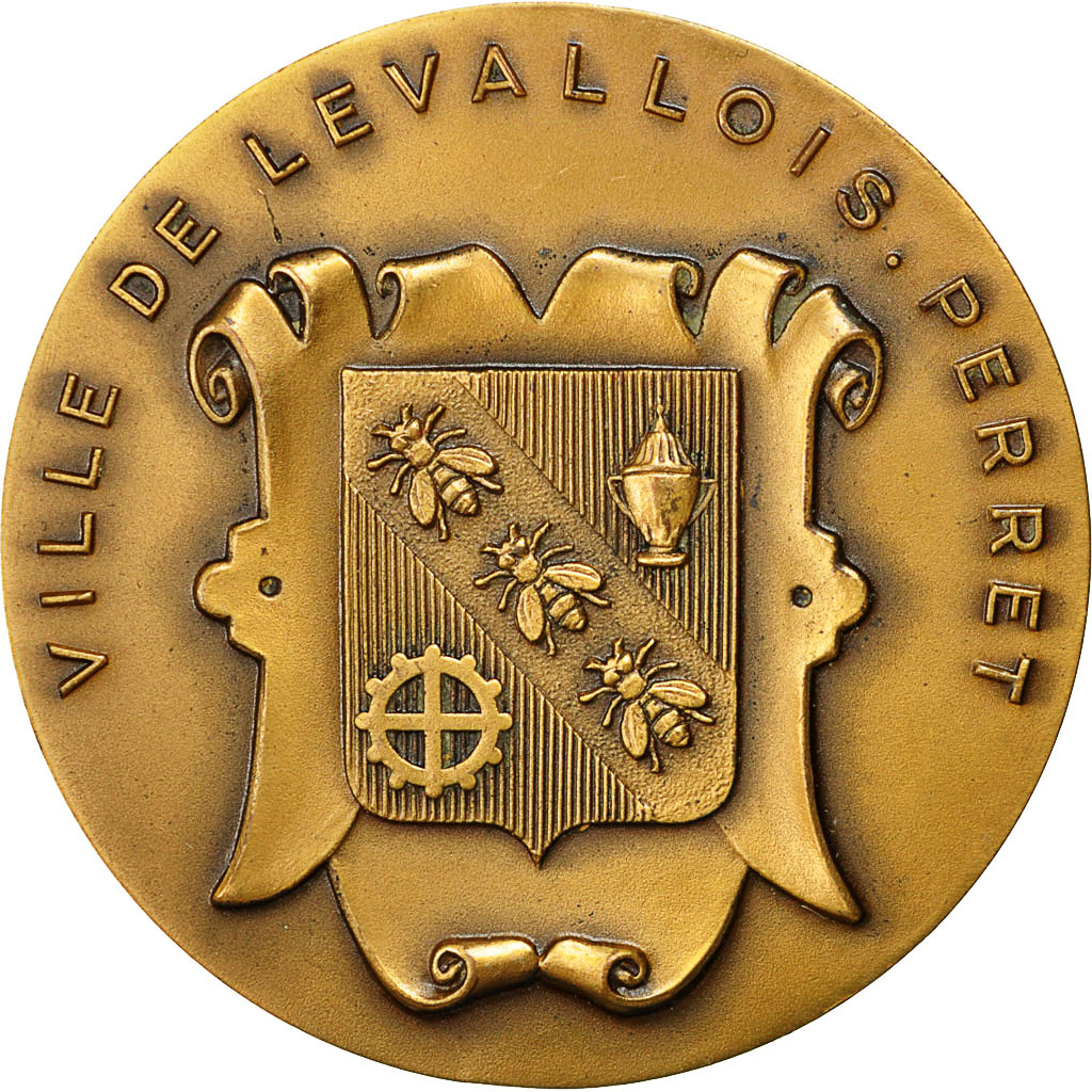 France, Medal, Ville de Levallois Perret, , Bronze