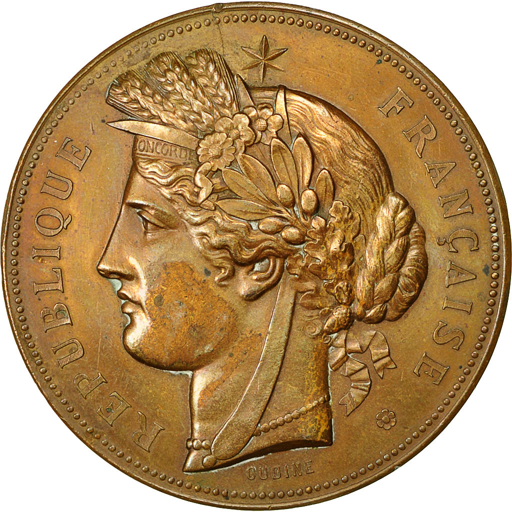 France, Medal, Prix de Tir Offert par le Ministre de la Guerre, 1888, Oudiné