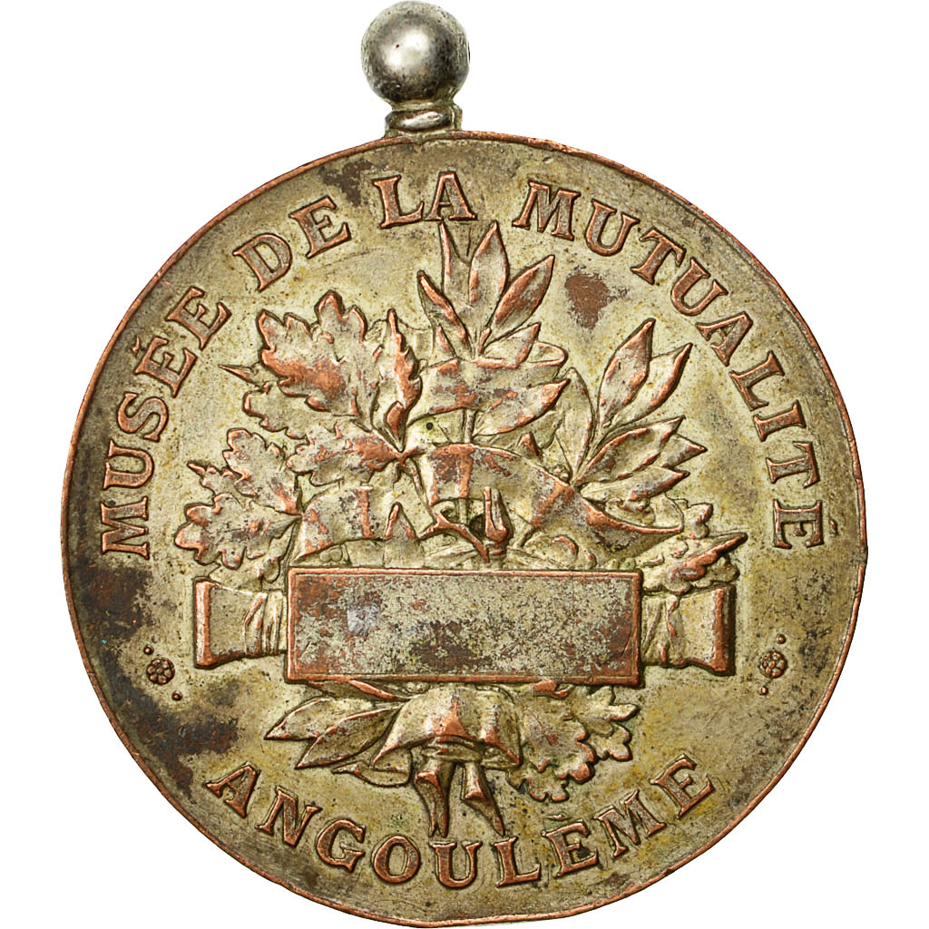 France, Medal, Musée de la Mutualité, Angoulème, , Bronze