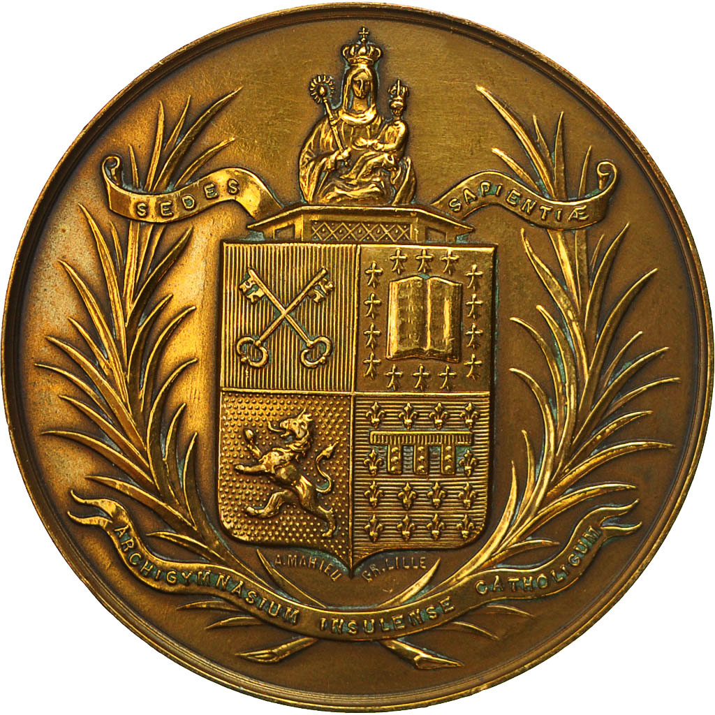 France, Medal, Université Catholique de Lille, Bronze, 