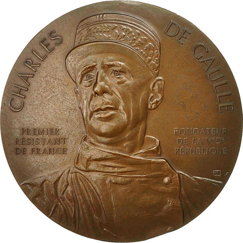 France, Medal, Charles de Gaulle, Premier Résistant de France, 