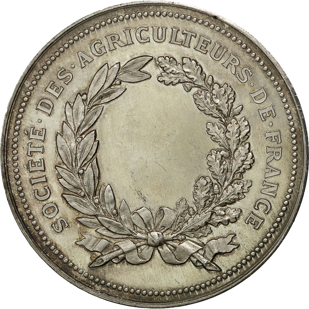 Frankrijk, Medal, Société des agriculteurs de France, Trotin, PR+, Zilver