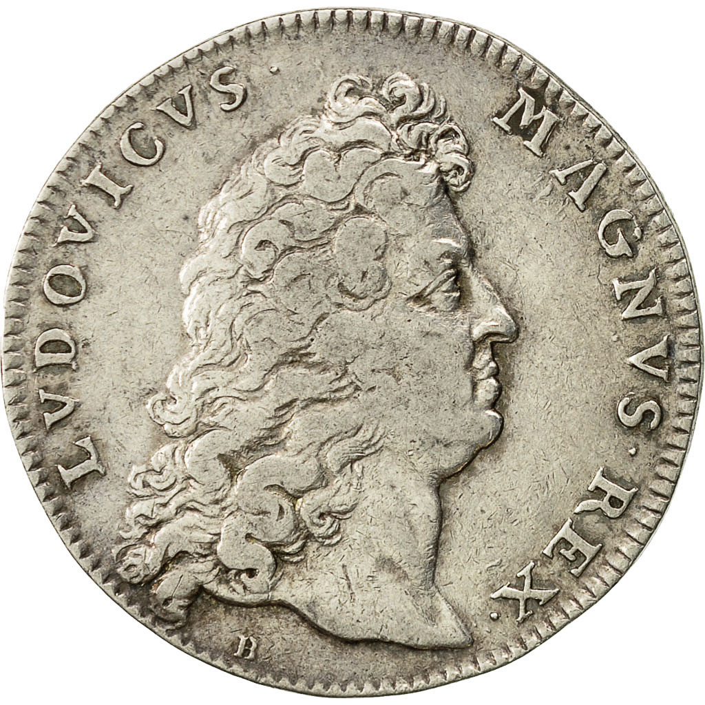 Frankrijk, Token, Louis XIV, Trésor Royal, 1690, ZF, Zilver, Feuardent:1932