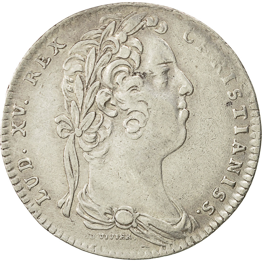 France, Token, Louis XV, Etats de Bretagne, Rennes, 1732, Duvivier, 