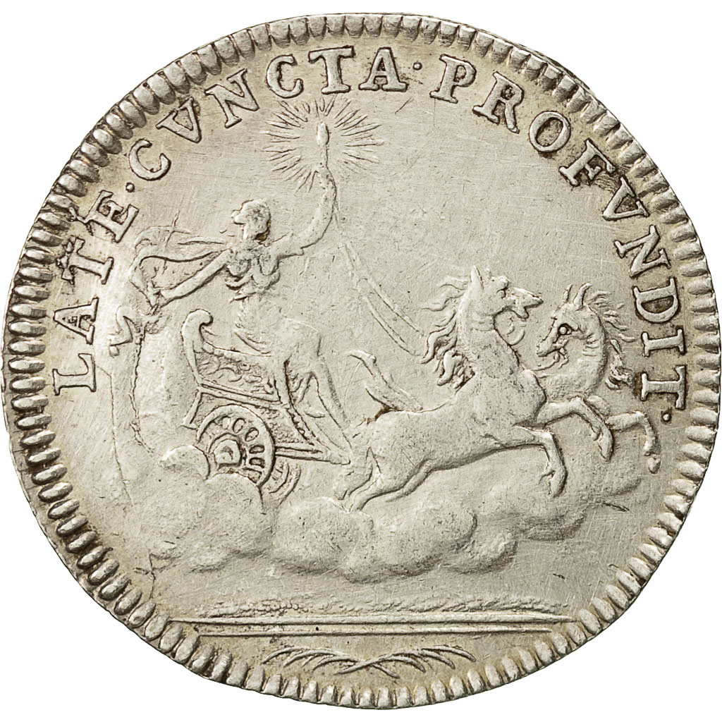 France, Token, Louis XV, Late Cuncta Profundit, Undated, , Silver