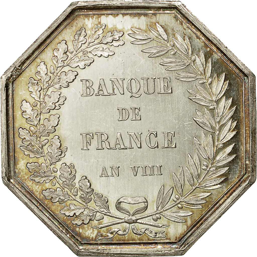 France, Medal, Banque de France, 1800, Dumarest, , Silver