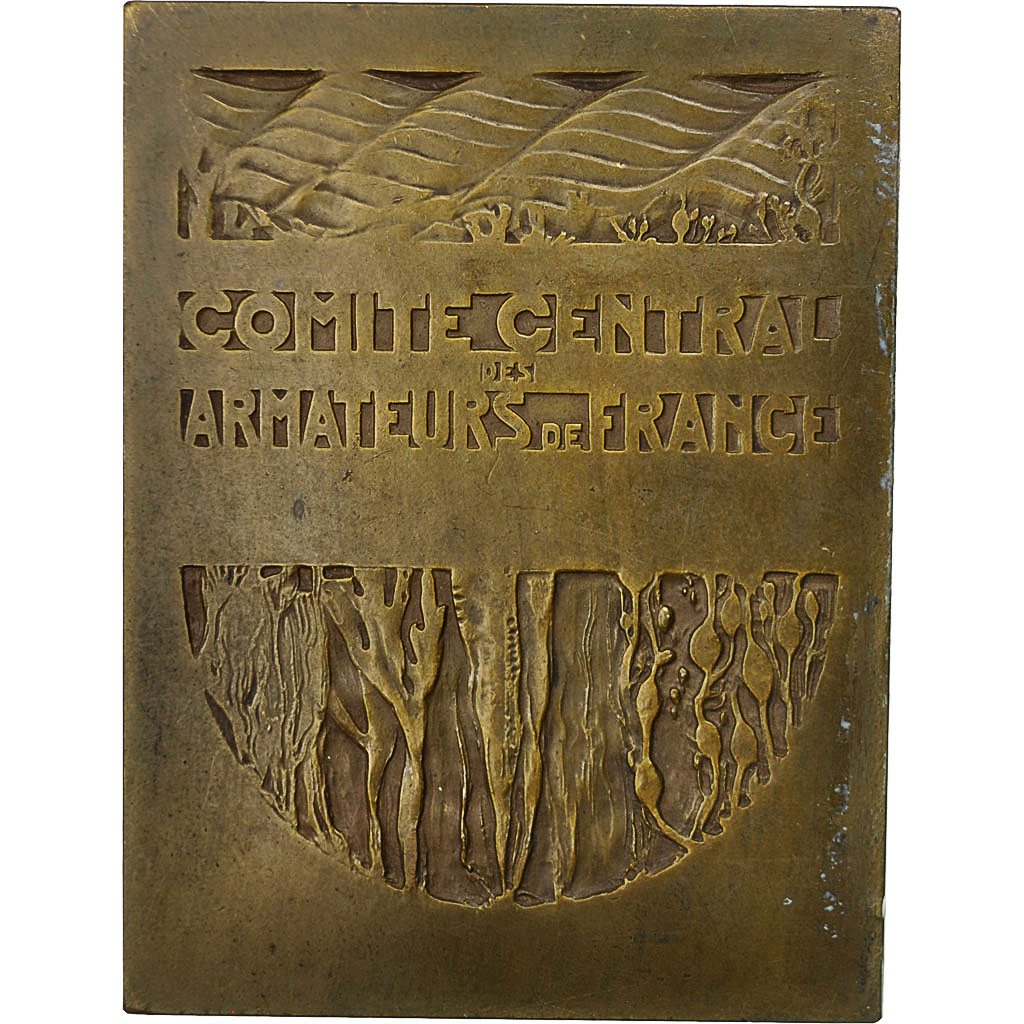 France, Medal, Denis Pérouse, Armateurs de France, 1922, Max Blondat