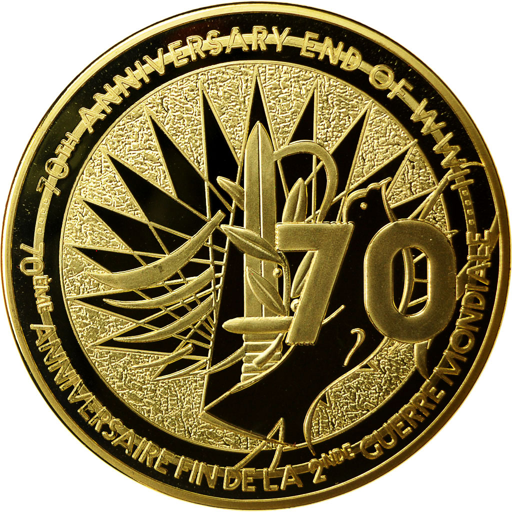 France, Medal, Seconde Guerre Mondiale, Victoire du 8 Mai 1945, , Copper