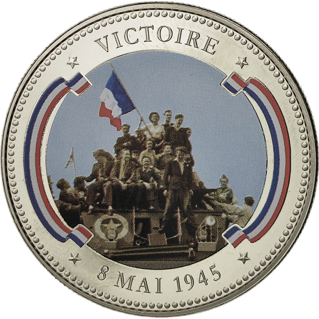 France, Medal, Seconde Guerre Mondiale, Victoire du 8 Mai 1945, , Nickel