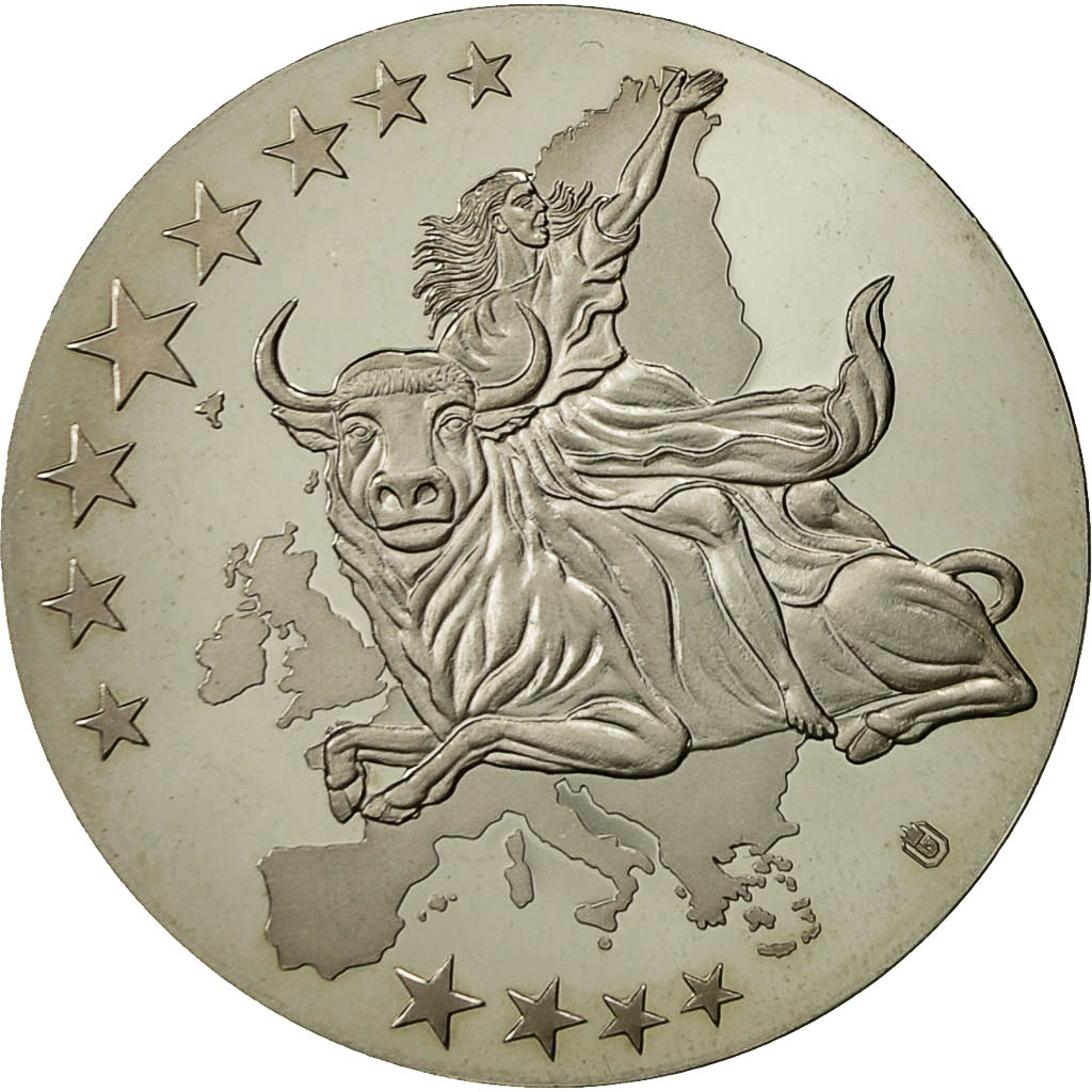 France, Medal, Monnaie Européenne, Billet de 100 Euro, , Copper Plated