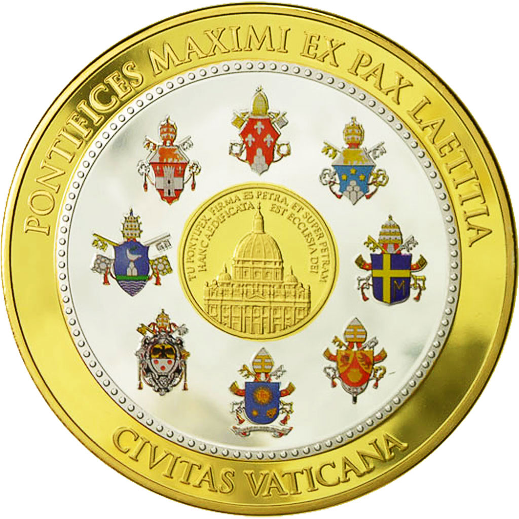 Vatican, Medal, Le Pape François, 2013, , Copper Plated Silver
