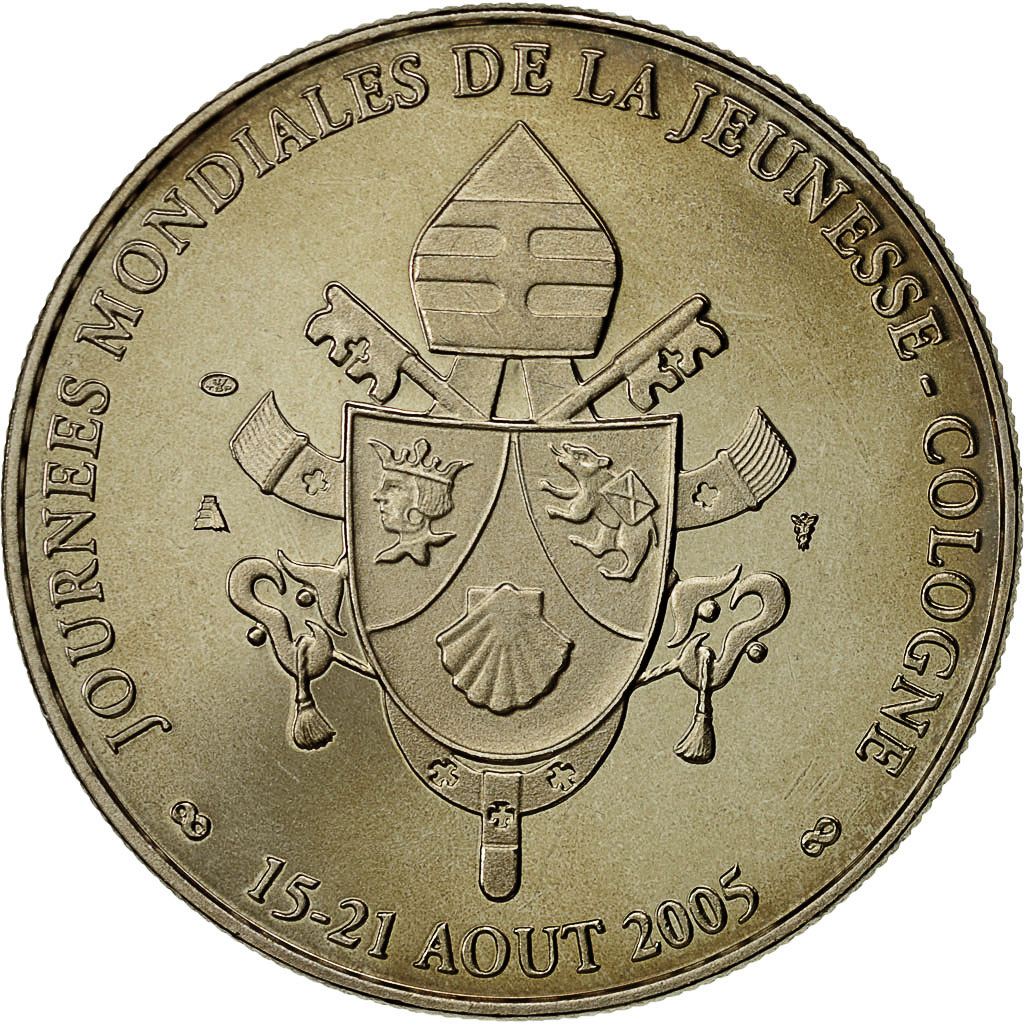 Vatican, Medal, Journées mondiales de la jeunesse, Cologne, 2005, 
