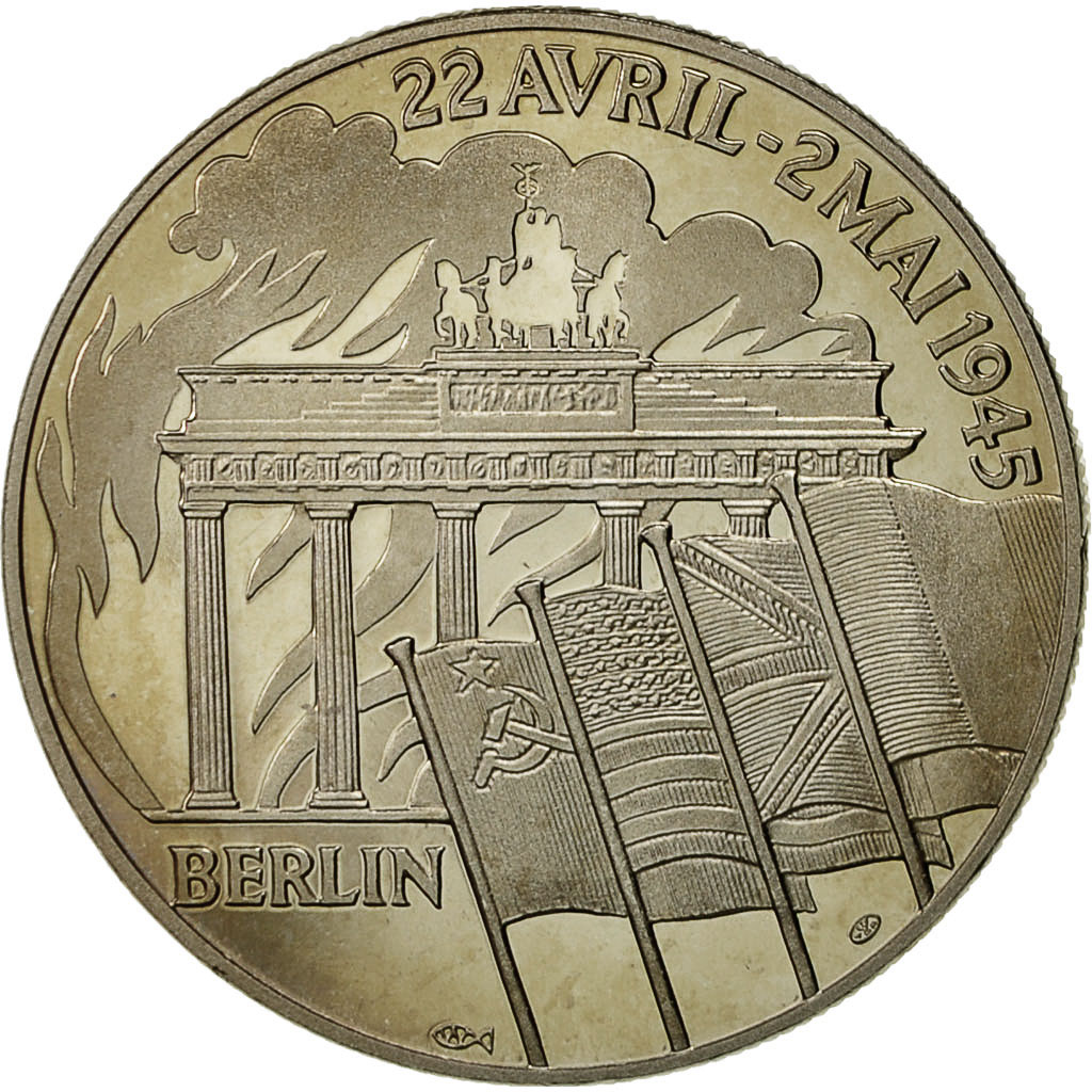 France, Medal, Seconde Guerre Mondiale, Berlin, 1945, , Copper-nickel