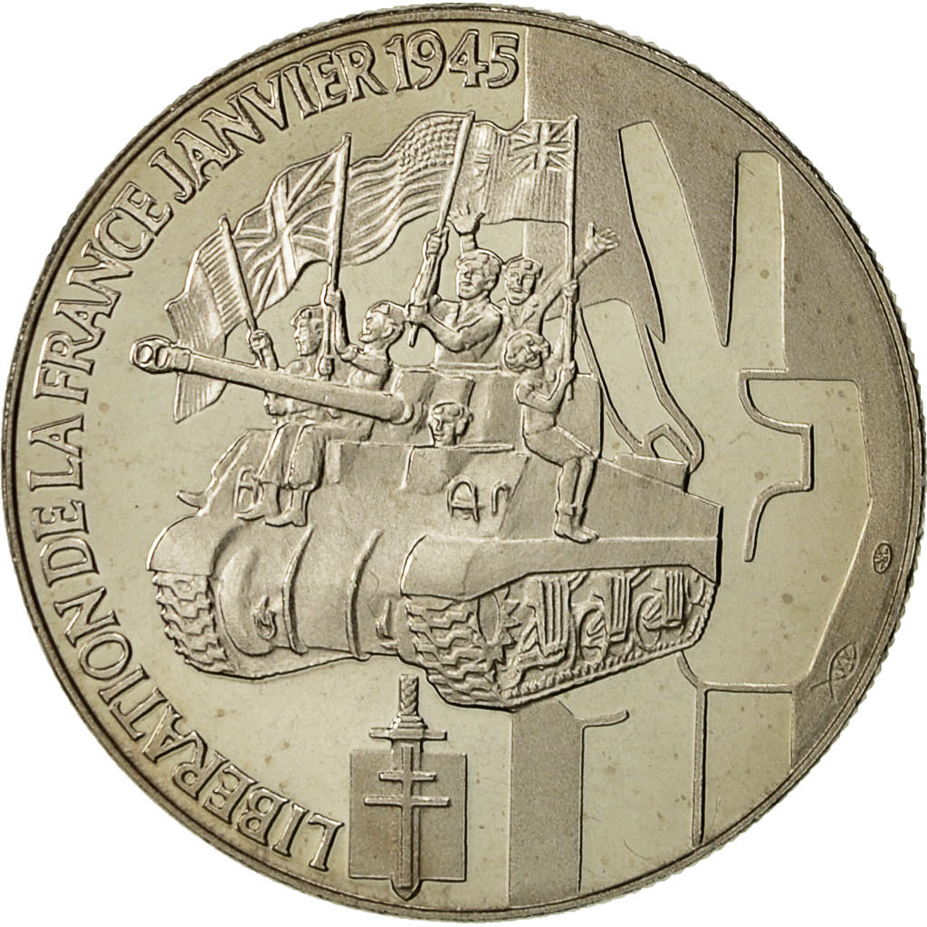 Francia, medalla, 1939-1945, Libération de la France Janvier 1945, SC+, Cobre -