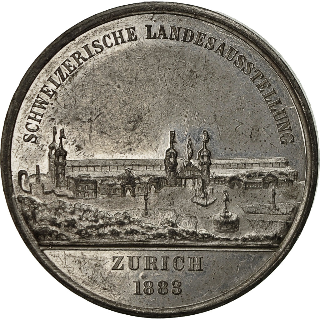 Switzerland, Medal, Exposition Nationale Suisse, Zurich, 1883, Jäckle