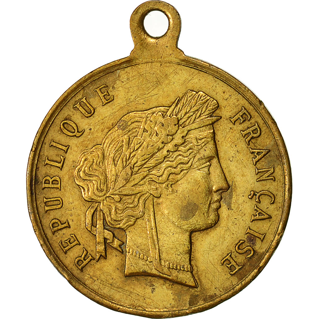 France, Medal, Concours de Musique de Lille, 1883, , Copper