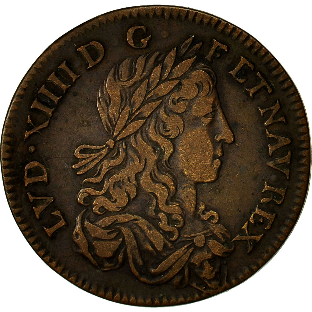 France, Token, Louis XIV, Réforme de la Justice, , Copper