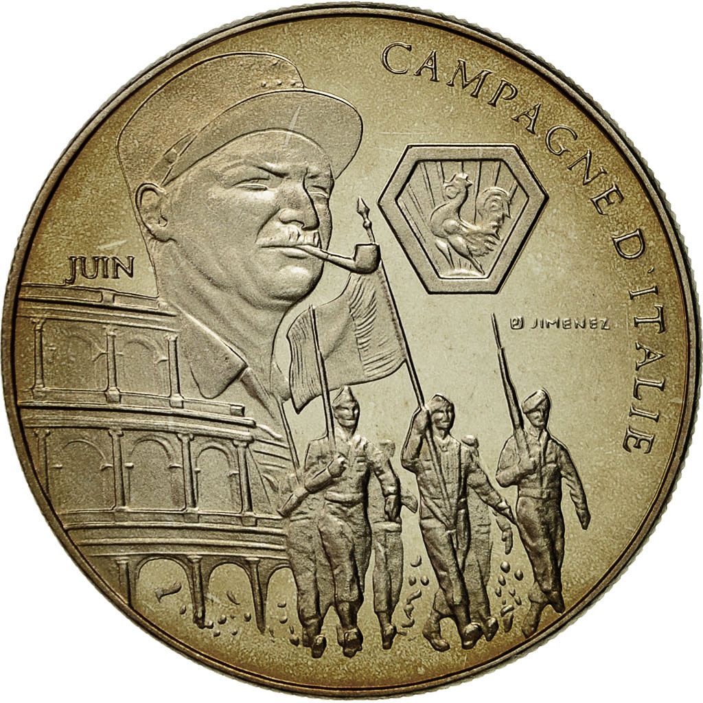 France, Medal, Seconde Guerre Mondiale, Campagne d'Italie, , Copper-nickel